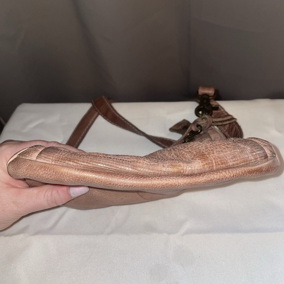 ART-N-VINTAGE ANV LEATHER CROSSBODY BAG HANDBAG PURSE HAND CRAFTED & STITCHED - Picture 4 of 13